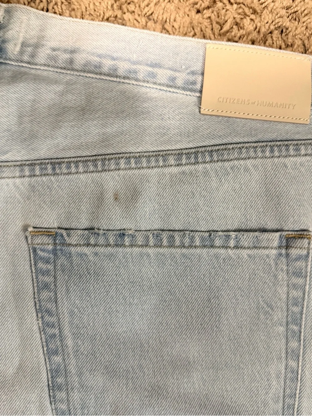 Citizen Light Blue Relaxed Wide-Leg Jeans
